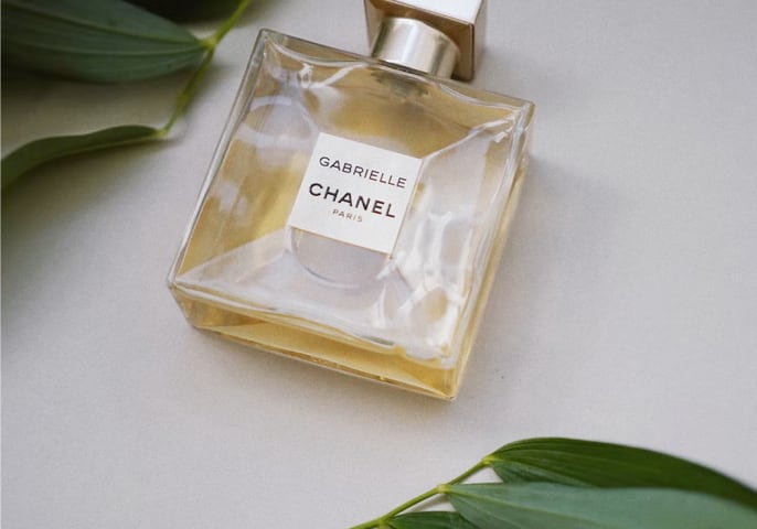 photo of abottle of Gabrielle perform by Chanel